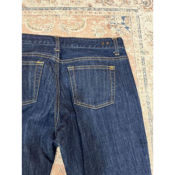 Cabi Brando Style #175 Dark Wash Straight Leg Jeans Women’s Size 10 Mid Rise - Picture 12 of 13